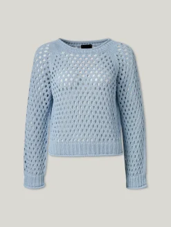 Strickpullover mit Baumwolle