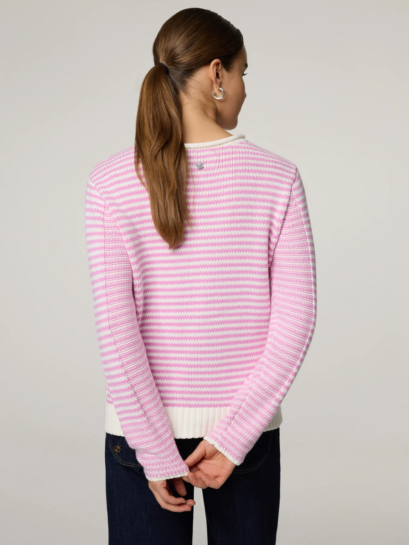 Strickpullover mit Baumwolle