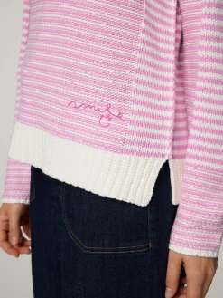 Strickpullover mit Baumwolle