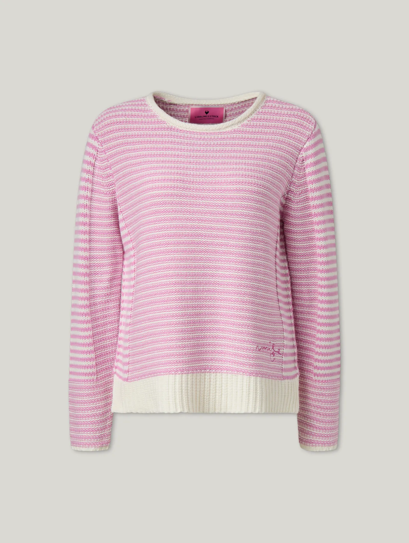 Strickpullover mit Baumwolle