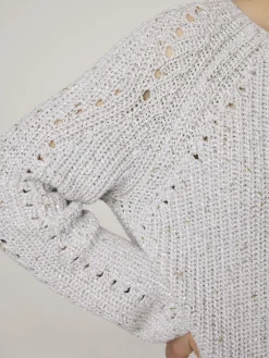 Strickpullover mit Baumwolle