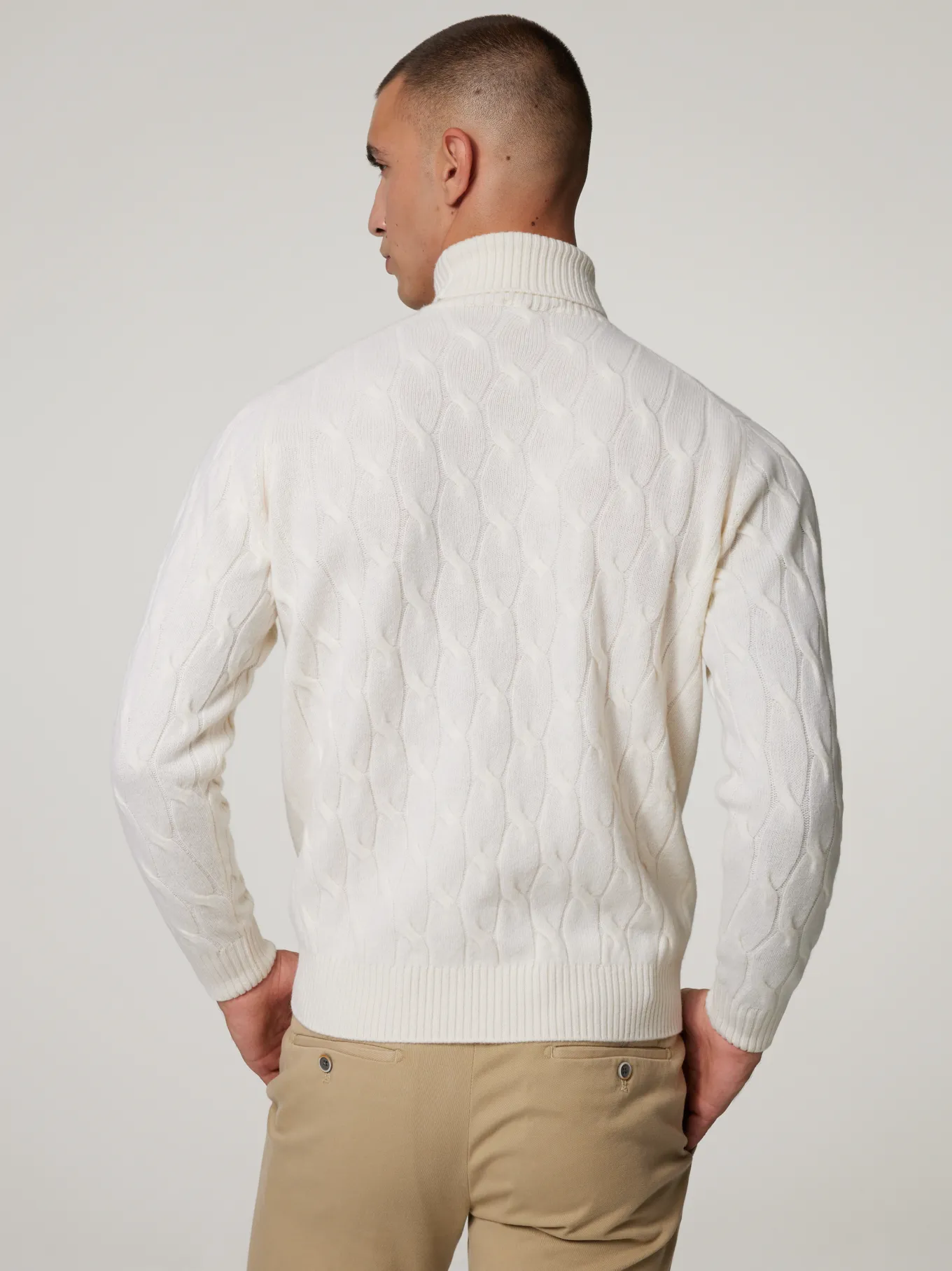 Strickpullover mit Kaschmir