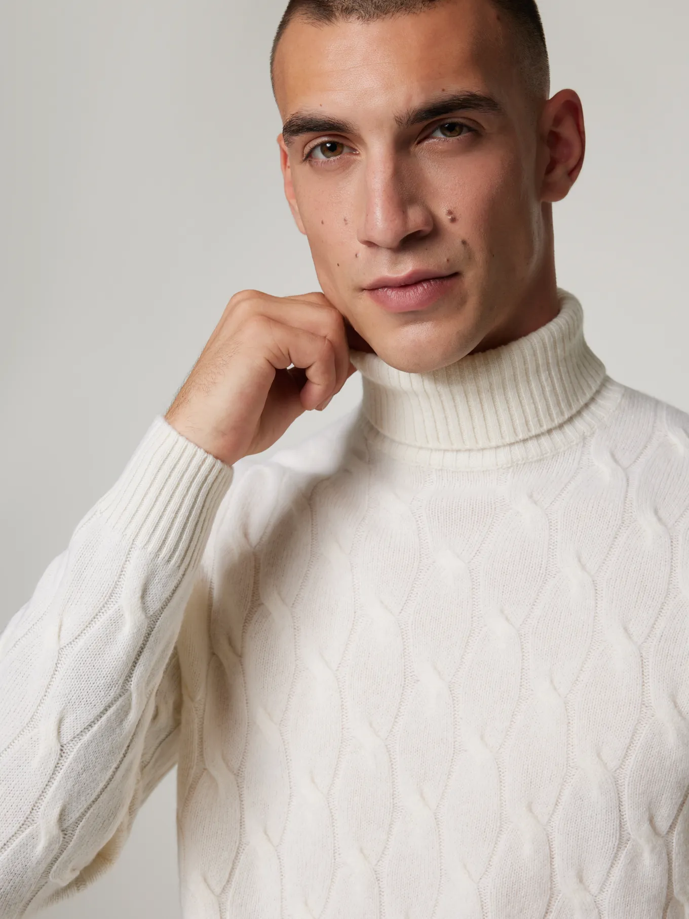 Strickpullover mit Kaschmir