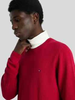 Strickpullover mit Logo