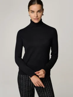 Strickpullover mit Rollkragen