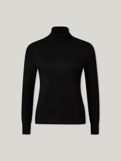 Strickpullover mit Rollkragen