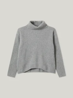 Strickpullover mit Rollkragen