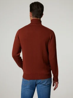 Strickpullover mit Rollkragen