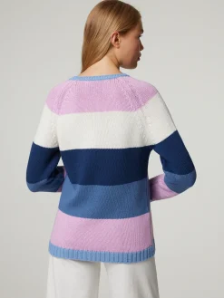 Strickpullover mit Schriftzug