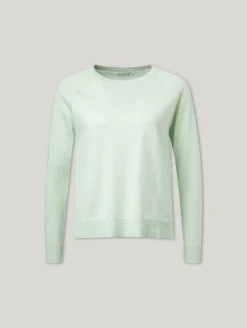 Strickpullover mit Seide