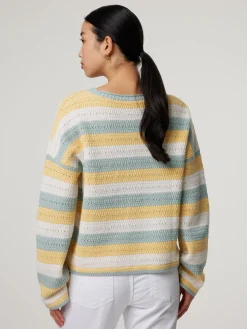 Strickpullover mit Streifen