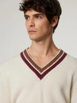 Strickpullover mit Wolle