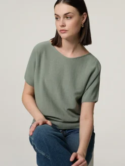 Strickshirt aus Baumwolle