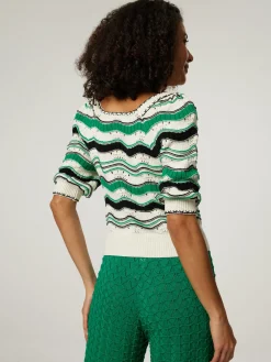 Strickshirt aus Baumwolle