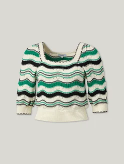 Strickshirt aus Baumwolle