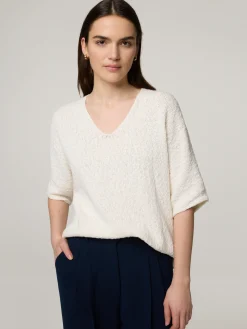 Strickshirt aus Bouclé