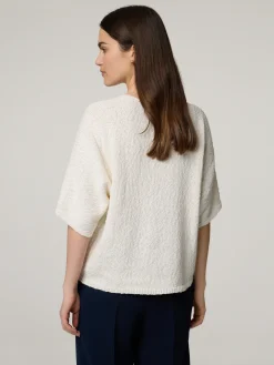 Strickshirt aus Bouclé