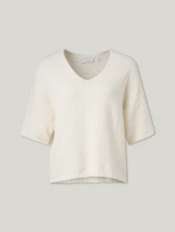 Strickshirt aus Bouclé