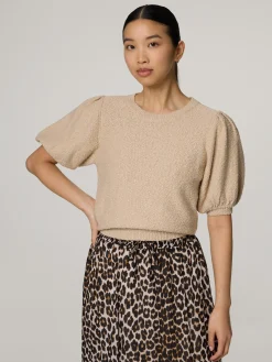 Strickshirt aus Bouclé