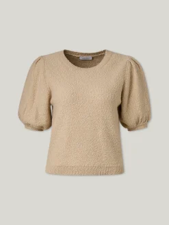 Strickshirt aus Bouclé