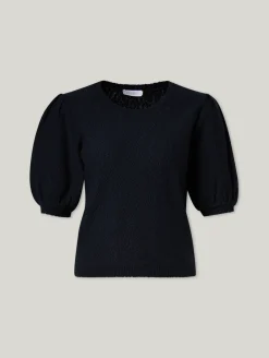 Strickshirt aus Bouclé