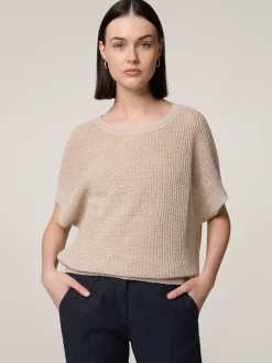 Strickshirt aus Leinen