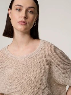 Strickshirt aus Leinen