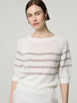 Strickshirt aus Leinen