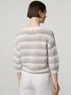 Strickshirt aus Leinen