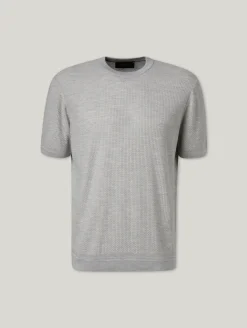 Strickshirt aus Seide