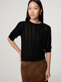 Strickshirt aus Wollmix