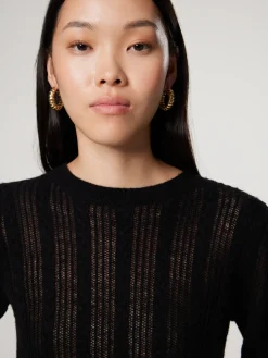 Strickshirt aus Wollmix