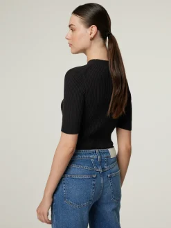 Strickshirt mit Bio-Baumwolle SILJIAA