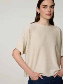 Strickshirt mit Glitzer