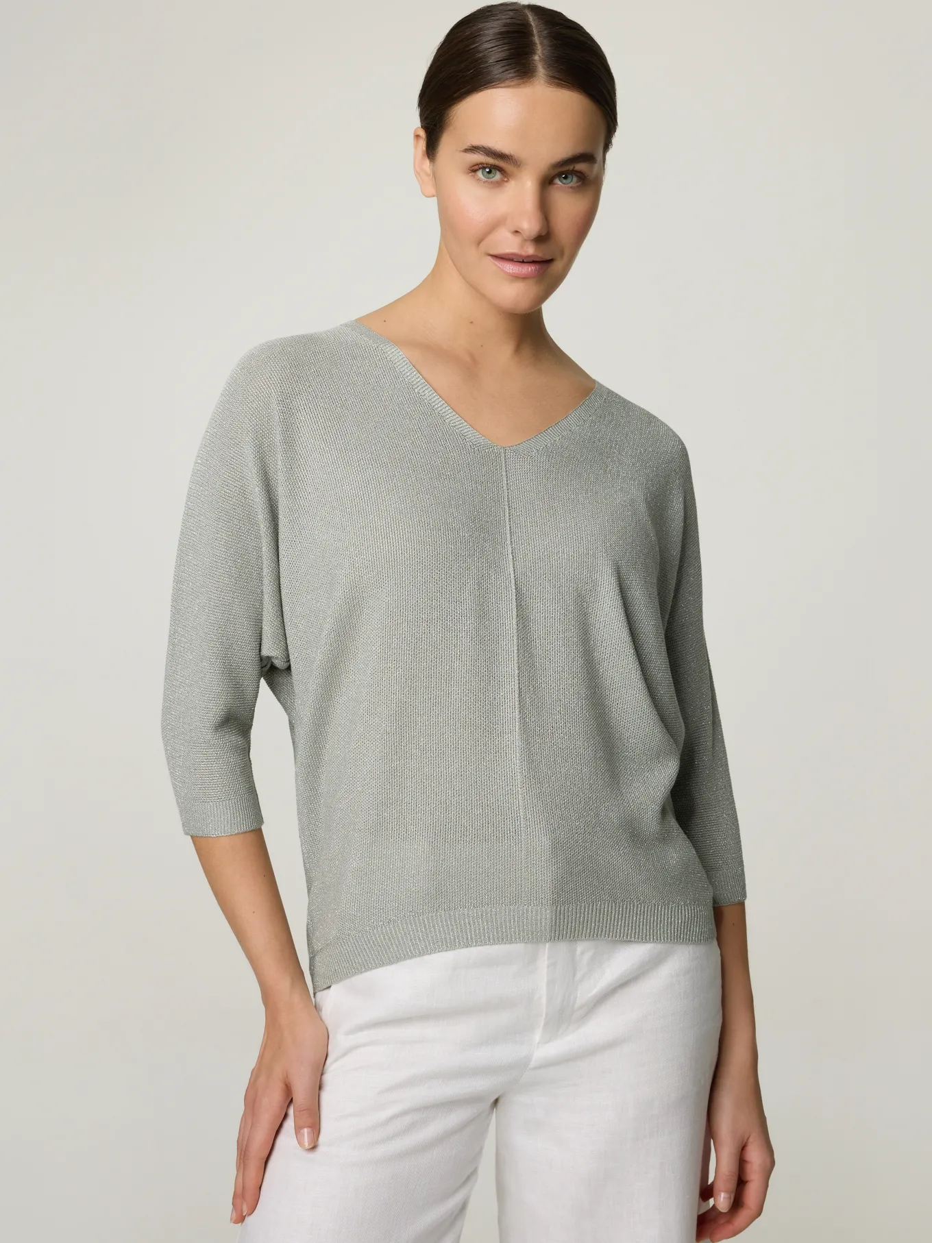 Strickshirt mit Glitzer