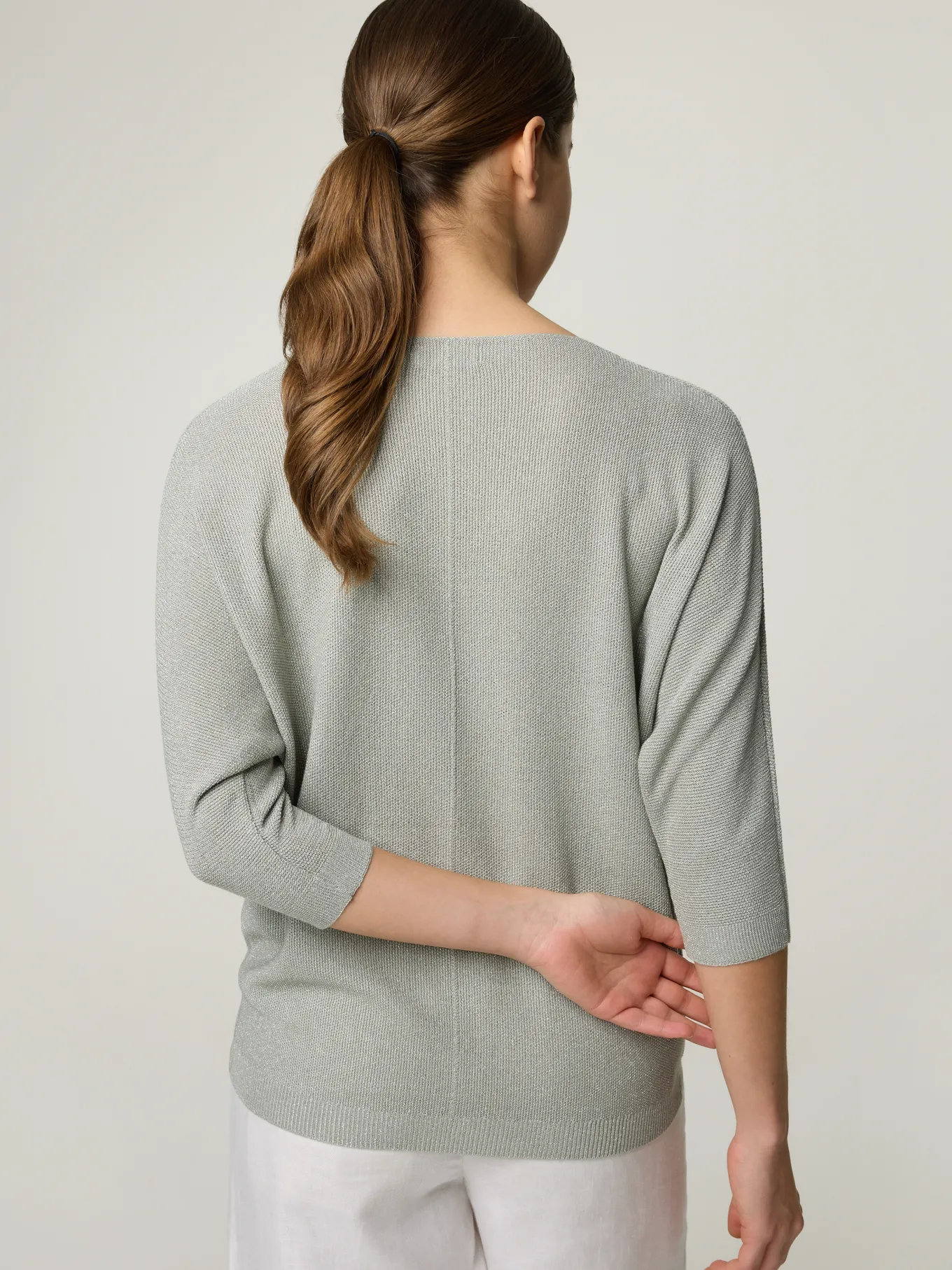 Strickshirt mit Glitzer