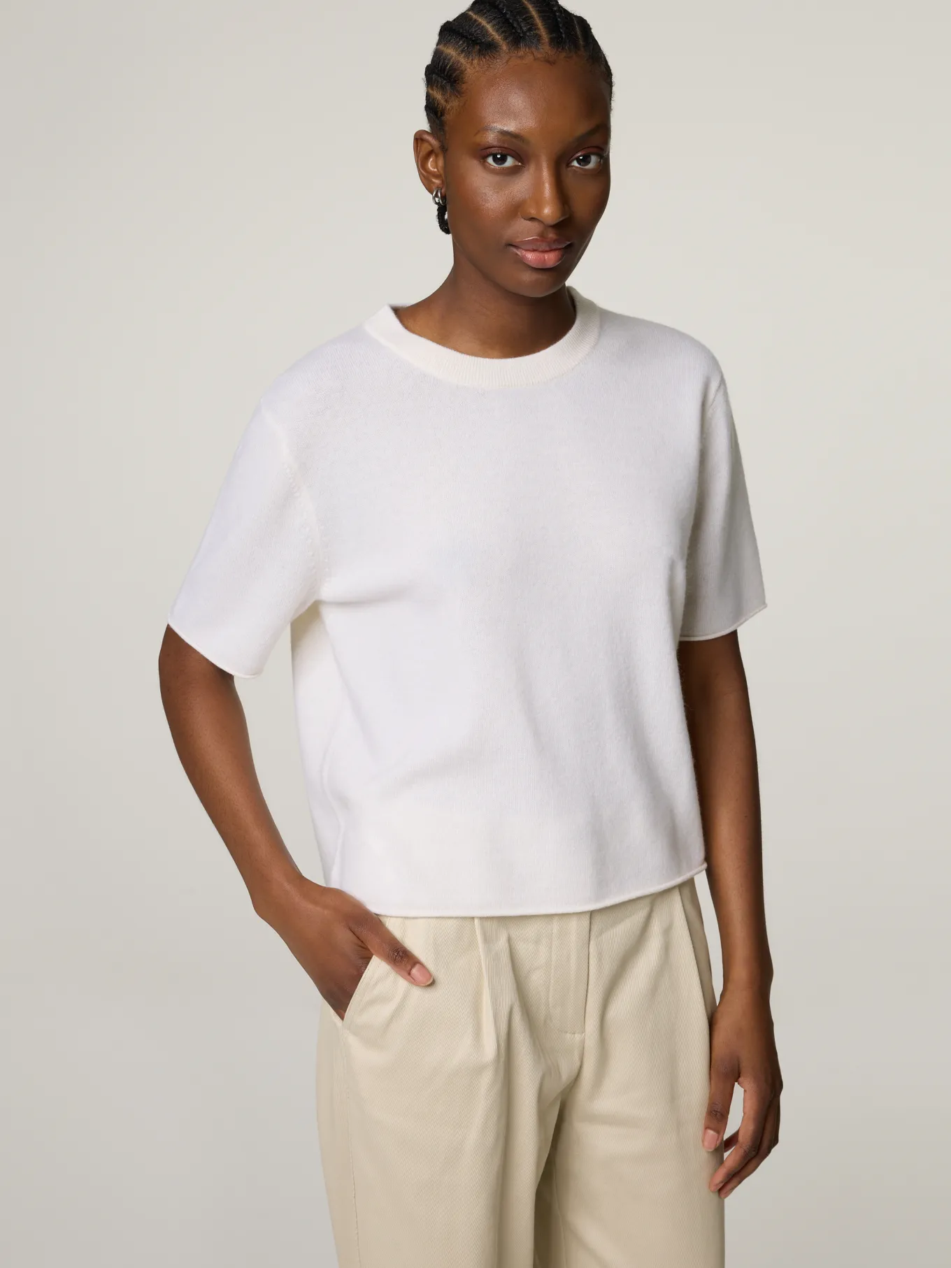 Strickshirt mit Kaschmir