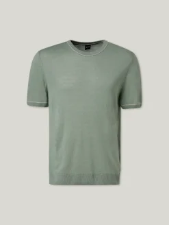 Strickshirt mit Leinen