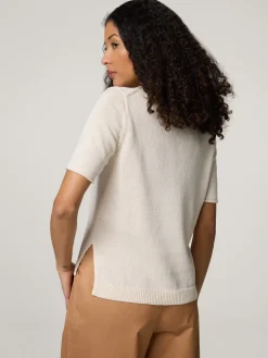 Strickshirt mit Leinen