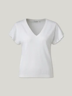 Strickshirt mit Leinen