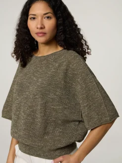 Strickshirt mit Leinen DILARY
