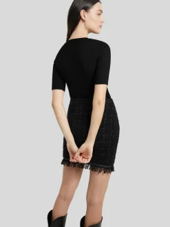 Strickshirt mit Logo