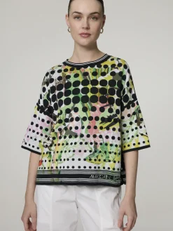 Strickshirt mit Print
