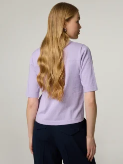 Strickshirt mit Seide