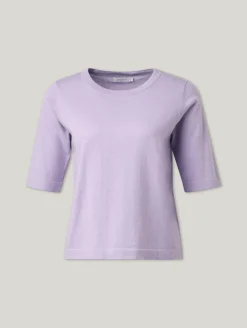 Strickshirt mit Seide