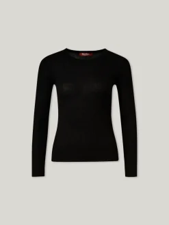 Strickshirt mit Seide OMETTO