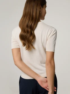 Strickshirt mit Seide ZIBETTO