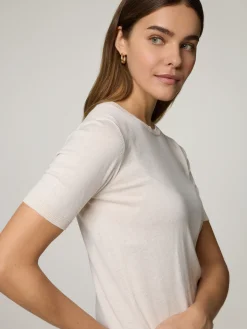 Strickshirt mit Seide ZIBETTO