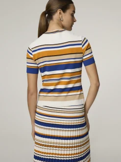 Strickshirt mit Streifen