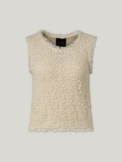 Stricktop aus Baumwolle